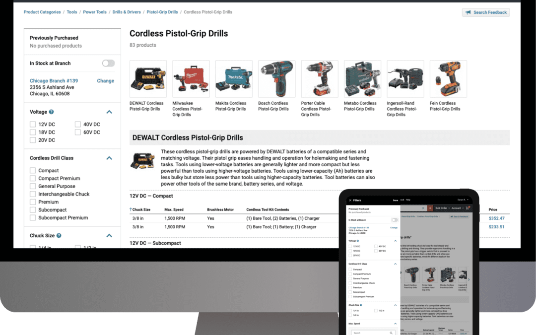 Transforming Grainger Category Pages for a Seamless Digital Catalog Experience